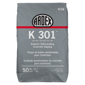 Ardex K301 - Exterior Self-Leveling Concrete Topping (50 lb)