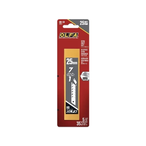 OLFA) Replacement Blades Grey 25 mm (5Pcs/Pck)