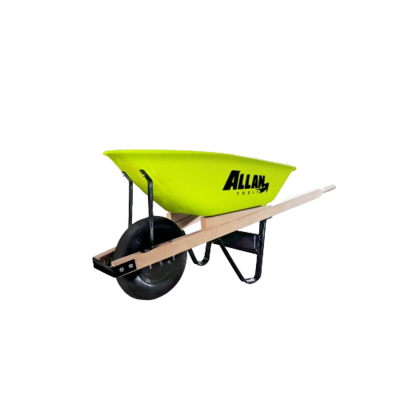 Contractor Wheelbarrow, Pneumatic 4 Ply Wheel